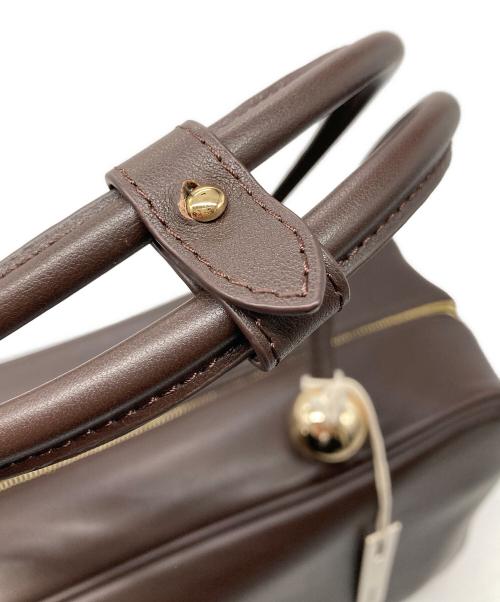 atneK（アトネック）atneK (アトネック) Scrap Book (スクラップブック) メタルボールボストン ブラウンの古着・服飾アイテム