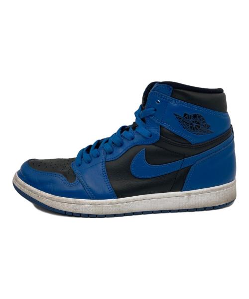 NIKE（ナイキ）NIKE (ナイキ) AIR JORDAN 1 RETRO HIGH OG ブルー×ブラック サイズ:28㎝の古着・服飾アイテム