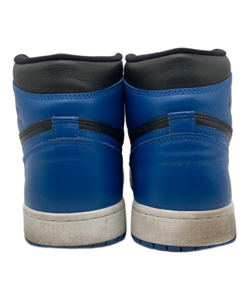 NIKE（ナイキ）NIKE (ナイキ) AIR JORDAN 1 RETRO HIGH OG ブルー×ブラック サイズ:28㎝の古着・服飾アイテム