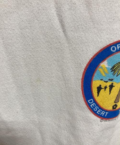 Hanes（ヘインズ）Hanes (ヘインズ) 90’ｓクルーネックスウェット ホワイト サイズ:Lの古着・服飾アイテム