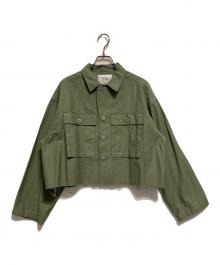IENA（イエナ）の古着「ミリタリークロップドブルゾン」｜グリーン