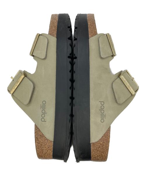 papillio（パピリオ）papillio (パピリオ) ARIZONA PAP FLEX PALATFORM ベージュ サイズ:24cmの古着・服飾アイテム