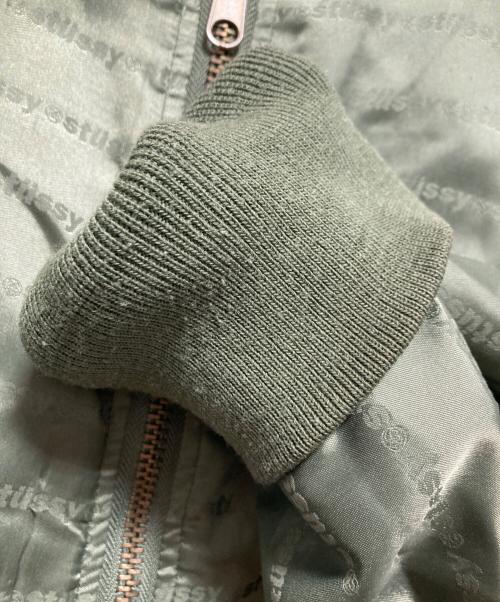 stussy（ステューシー）stussy (ステューシー) リバーシブルMA-1ジャケット グリーン サイズ:Mの古着・服飾アイテム