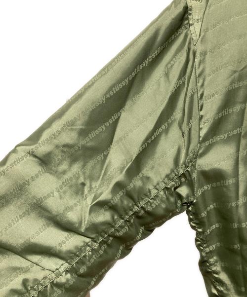 stussy（ステューシー）stussy (ステューシー) リバーシブルMA-1ジャケット グリーン サイズ:Mの古着・服飾アイテム
