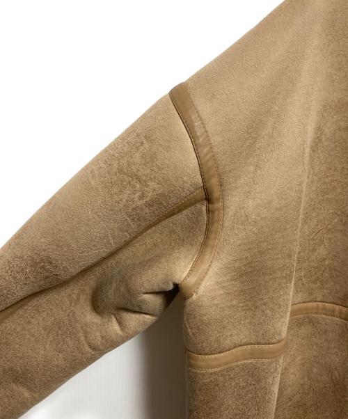 BEAUTY&YOUTH（ビューティーアンドユース）BEAUTY&YOUTH (ビューティーアンドユース) フェイクボアムートン ビッグ B-3 ブルゾン ベージュ サイズ:FREEの古着・服飾アイテム