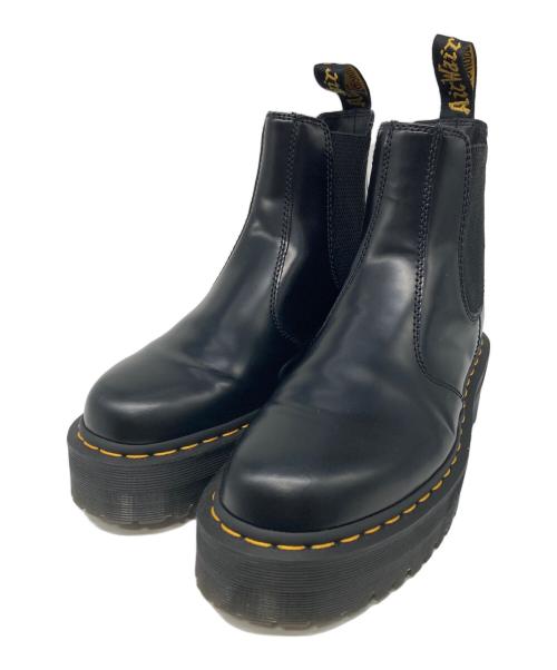 Dr.Martens（ドクターマーチン）Dr.Martens (ドクターマーチン) QUAD サイドゴアブーツ ブラック サイズ:UK6の古着・服飾アイテム
