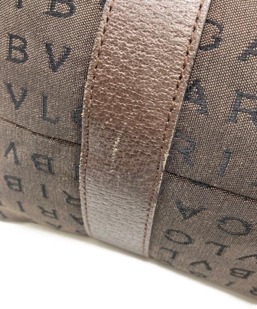 BVLGARI（ブルガリ）BVLGARI (ブルガリ) ロゴマニア トートバッグ ブラウンの古着・服飾アイテム