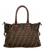 FENDIフェンディ）の古着「エトニコ トートバッグ」｜ブラウン