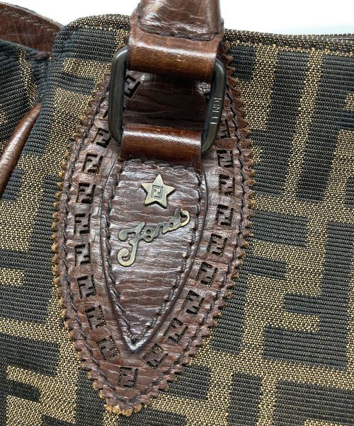 FENDI（フェンディ）FENDI (フェンディ) エトニコ トートバッグ ブラウンの古着・服飾アイテム