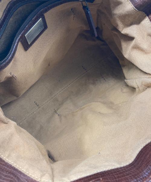 FENDI（フェンディ）FENDI (フェンディ) エトニコ トートバッグ ブラウンの古着・服飾アイテム