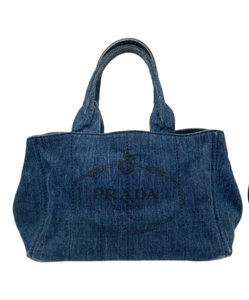 PRADA（プラダ）PRADA (プラダ) カナパデニム トートバッグ インディゴの古着・服飾アイテム