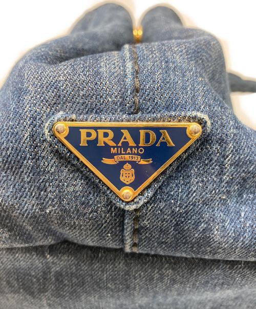 PRADA（プラダ）PRADA (プラダ) カナパデニム トートバッグ インディゴの古着・服飾アイテム