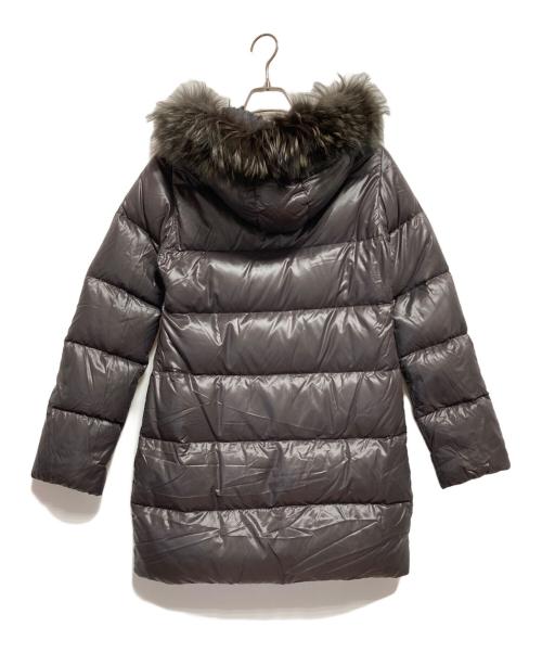 DUVETICA（デュベティカ）DUVETICA (デュベティカ) ファー付ダウンコート グレー サイズ:SIZE 42の古着・服飾アイテム