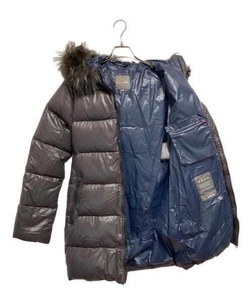 DUVETICA（デュベティカ）DUVETICA (デュベティカ) ファー付ダウンコート グレー サイズ:SIZE 42の古着・服飾アイテム