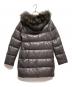 DUVETICA (デュベティカ) ファー付ダウンコート グレー サイズ:SIZE 42：12000円