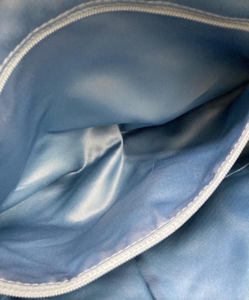 COACH（コーチ）COACH (コーチ) パッチワークトートバッグ ベージュ×ネイビーの古着・服飾アイテム