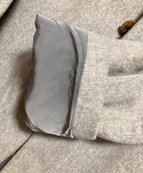 TROJAN（トロ―ジャン）TROJAN (トロ―ジャン) スタンドカラーカシミヤコート ベージュ サイズ:Mの古着・服飾アイテム