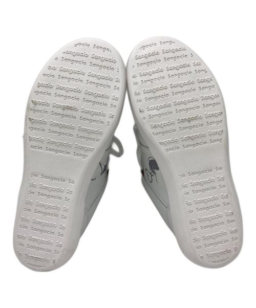 via SANGACIO（ヴィア・サンガチオ）via SANGACIO (ヴィア・サンガチオ) BRANDALISED (ブランダライズド) ローカットスニーカー ホワイト サイズ:26.5㎝の古着・服飾アイテム