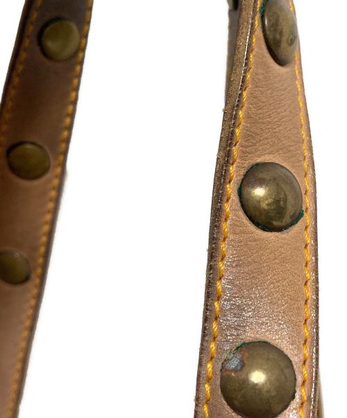 MIU MIU（ミュウミュウ）MIU MIU (ミュウミュウ) スタッズデニムトートバッグ インディゴの古着・服飾アイテム