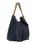 MIU MIU (ミュウミュウ) スタッズデニムトートバッグ インディゴ：12000円