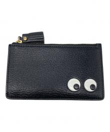 ANYA HINDMARCH（アニヤ・ハインドマーチ）の古着「Eyes Zipped Card Case」｜ブラック