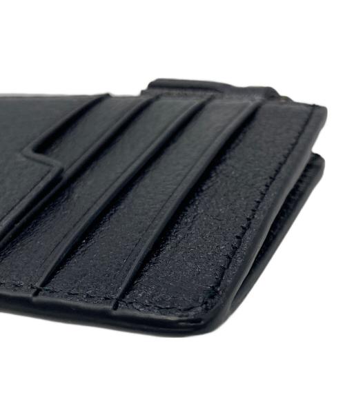 ANYA HINDMARCH（アニヤ・ハインドマーチ）ANYA HINDMARCH (アニヤ・ハインドマーチ) Eyes Zipped Card Case ブラックの古着・服飾アイテム