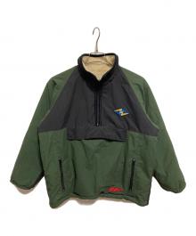 POLO SPORT（ポロスポーツ）の古着「リバーシブルハーフジップジャケット」｜グリーン