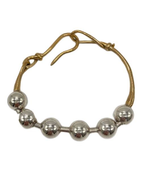 HERNAN HERDEZ（エルナンエルデス）hernan herdez (エルナンエルデス) WIREBALL BRACELET ゴールド×シルバーの古着・服飾アイテム