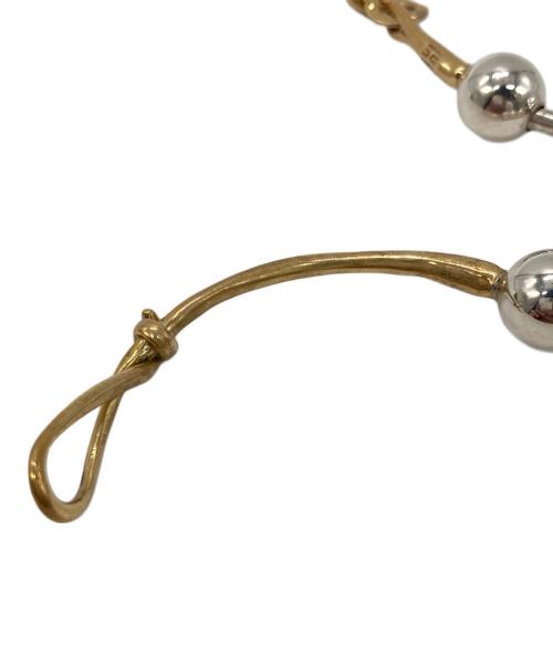 HERNAN HERDEZ（エルナンエルデス）hernan herdez (エルナンエルデス) WIREBALL BRACELET ゴールド×シルバーの古着・服飾アイテム
