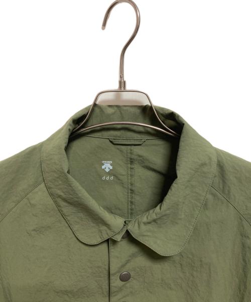 DESCENTE ddd（デサントディーディーディー）DESCENTE ddd (デサントディーディーディー) SWING COACH JACKET グリーン サイズ:Oの古着・服飾アイテム