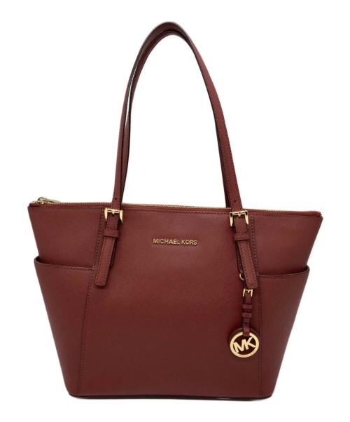 MICHAEL KORS（マイケル・コース）MICHAEL KORS (マイケル・コース) トートバッグ ブラウンの古着・服飾アイテム