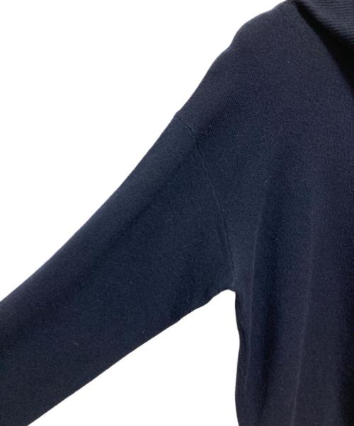 NOLLEY'S（ノーリーズ）NOLLEY'S (ノーリーズ) ウールカシミア タートルネックニット ネイビー サイズ:Lの古着・服飾アイテム