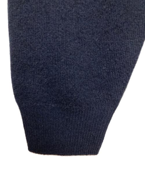 NOLLEY'S（ノーリーズ）NOLLEY'S (ノーリーズ) ウールカシミア タートルネックニット ネイビー サイズ:Lの古着・服飾アイテム