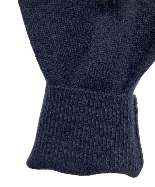 NOLLEY'S（ノーリーズ）NOLLEY'S (ノーリーズ) ウールカシミア タートルネックニット ネイビー サイズ:Lの古着・服飾アイテム