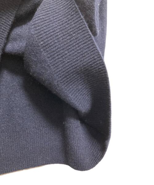 NOLLEY'S（ノーリーズ）NOLLEY'S (ノーリーズ) ウールカシミア タートルネックニット ネイビー サイズ:Lの古着・服飾アイテム