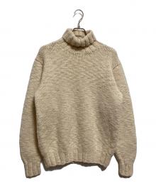 POLO RALPH LAUREN（ポロ・ラルフローレン）の古着「モヘア混タートルネックニット」｜アイボリー