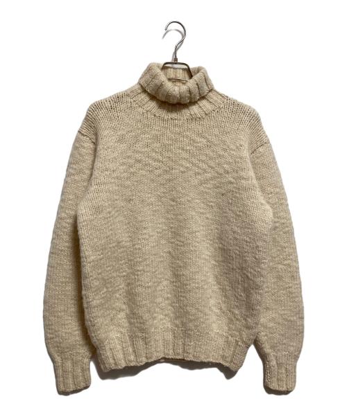 POLO RALPH LAUREN（ポロ・ラルフローレン）POLO RALPH LAUREN (ポロ・ラルフローレン) モヘア混タートルネックニット アイボリー サイズ:Lの古着・服飾アイテム