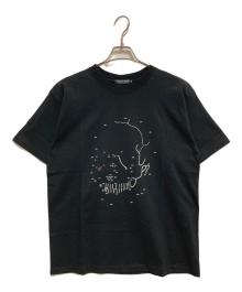 UNDERCOVER（アンダーカバー）の古着「ドット絵スカルプリントtシャツ」｜ブラック