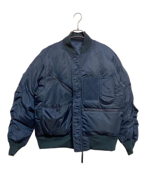 DAIWA PIER39（ダイワ ピア39）DAIWA PIER39 (ダイワ ピア39) tech reversible ma-1 ﾃｯｸ ﾘﾊﾞｰｼﾌﾞﾙ ma-1 ネイビー サイズ:Mの古着・服飾アイテム