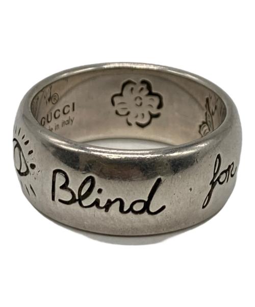 GUCCI（グッチ）GUCCI (グッチ) ブラインドフォーラブリング シルバー サイズ:19の古着・服飾アイテム