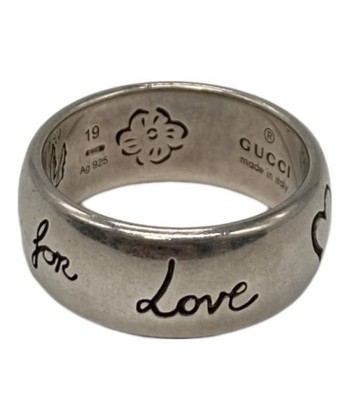 GUCCI（グッチ）GUCCI (グッチ) ブラインドフォーラブリング シルバー サイズ:19の古着・服飾アイテム