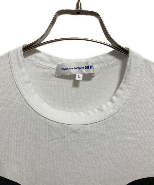 COMME des GARCONS SHIRT（コムデギャルソンシャツ）COMME des GARCONS SHIRT (コムデギャルソンシャツ) Disney (ディズニー) プリントTシャツ ホワイト サイズ:Lの古着・服飾アイテム