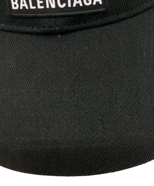 BALENCIAGA（バレンシアガ）BALENCIAGA (バレンシアガ) BBロゴベースボールキャップ ブラック サイズ:Lの古着・服飾アイテム