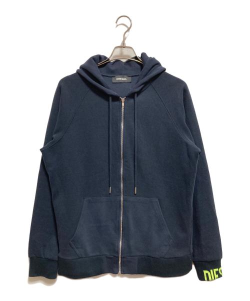 DIESEL（ディーゼル）DIESEL (ディーゼル) ジップパーカー ネイビー サイズ:Mの古着・服飾アイテム