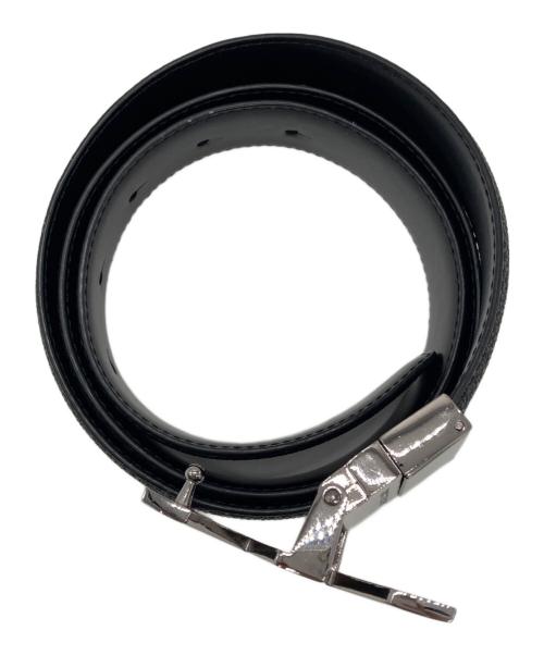 MICHAEL KORS（マイケル・コース）MICHAEL KORS (マイケル・コース) リバーシブルロゴレザーベルト ブラックの古着・服飾アイテム