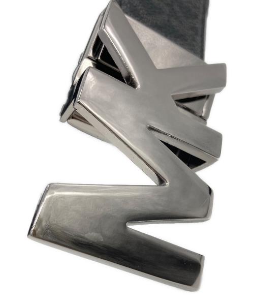 MICHAEL KORS（マイケル・コース）MICHAEL KORS (マイケル・コース) リバーシブルロゴレザーベルト ブラックの古着・服飾アイテム