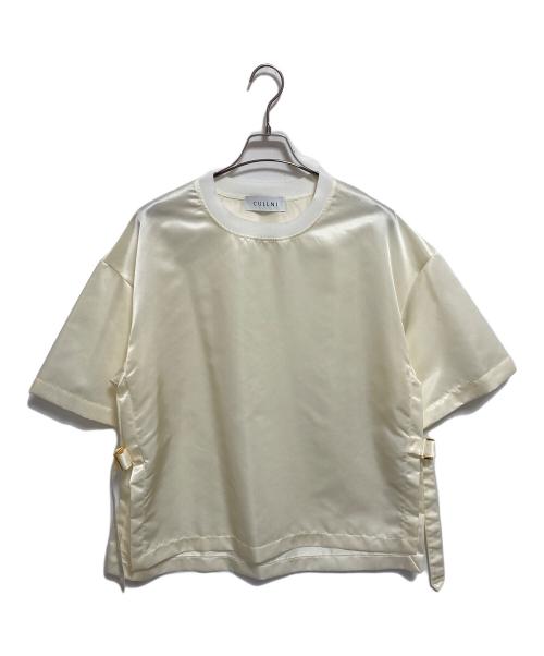 CULLNI（クルニ）CULLNI (クルニ) 23SS Bright Nylon Twill Side Belt Tee ホワイト サイズ:1の古着・服飾アイテム