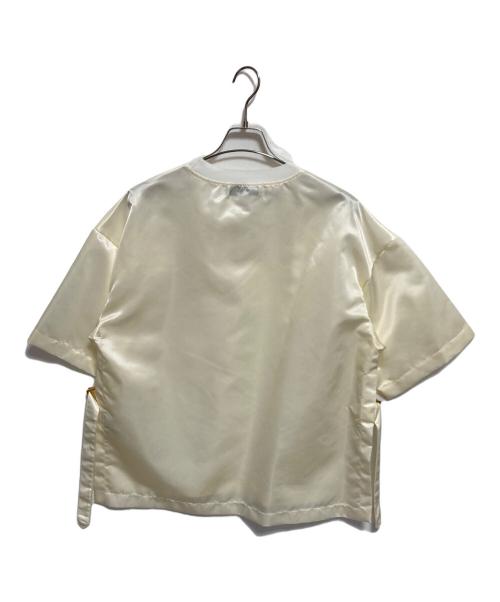 CULLNI（クルニ）CULLNI (クルニ) 23SS Bright Nylon Twill Side Belt Tee ホワイト サイズ:1の古着・服飾アイテム
