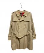 MACKINTOSHマッキントッシュ）の古着「裏地タータンチェックトレンチコート」｜ベージュ