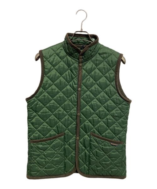 DRAKE'S（ドレイクス）DRAKE'S (ドレイクス) LAVENHAM (ラベンハム) キルティングベスト グリーン サイズ:Sの古着・服飾アイテム